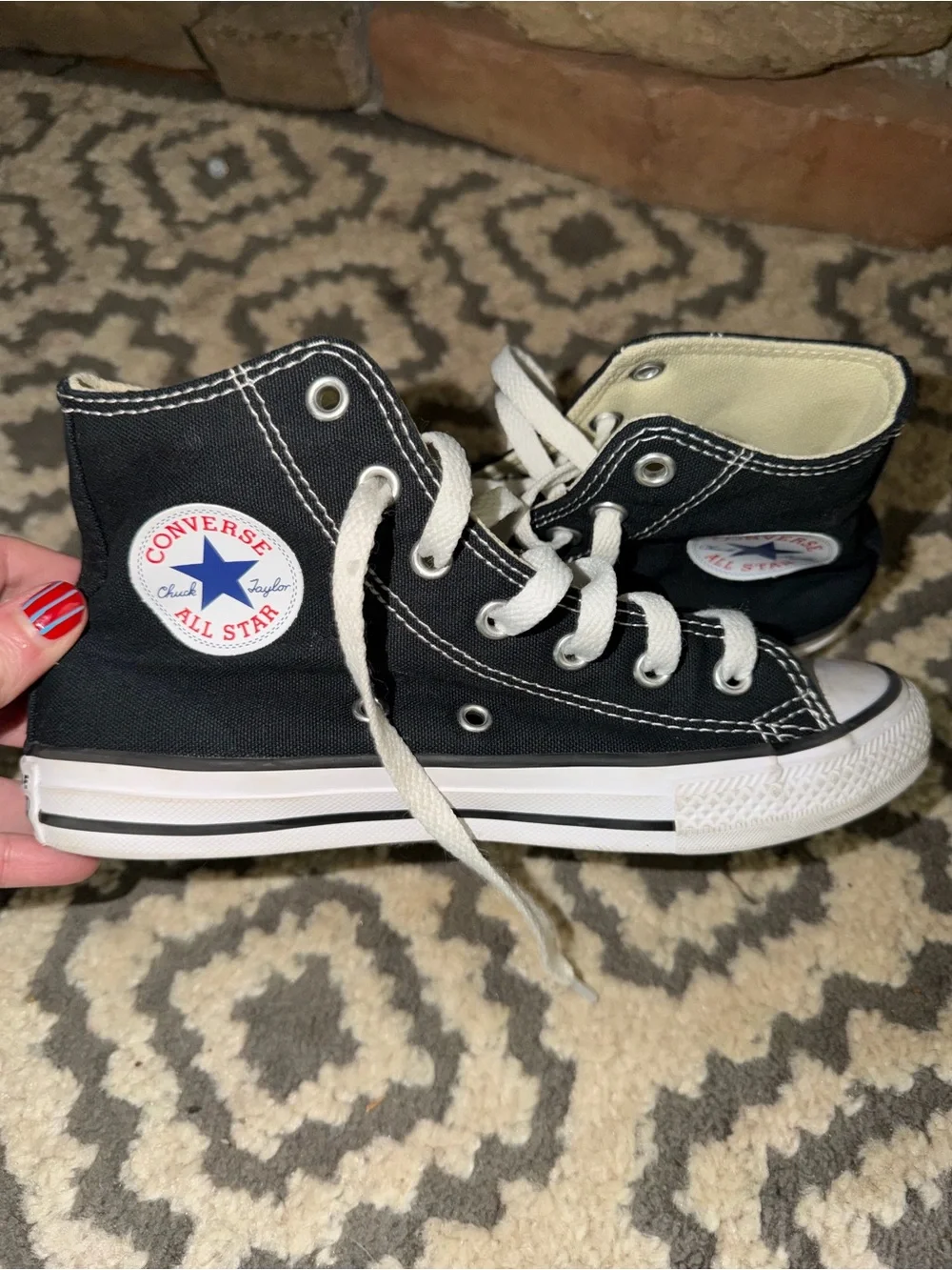 Converse Kids Black High Top Chuck Taylor Sneakers